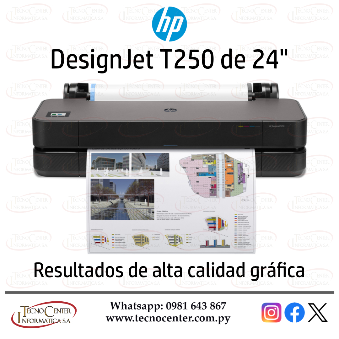 Impresora Plotter HP DesignJet T250 24”